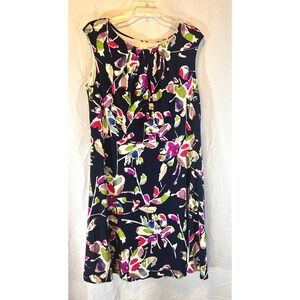 Wisp New Wisp Woman Floral Print Sleeveless Career Casual Dress Plus Size 20W‎